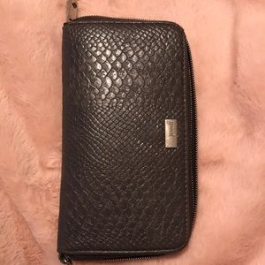 Grey Leather Wallet